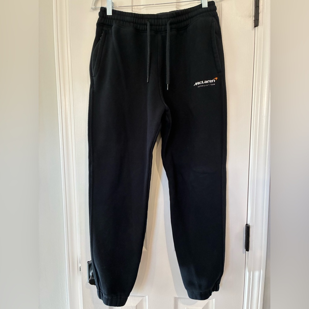Hollister Black Joggers with McLaren Logo size M